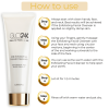 24k Exfoliating Facial Cleanser with 24k Gold, Aloe Vera & Vitamin C