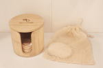Reusable Facial Rounds With Bamboo Case
