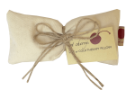 Hot Cherry Eye Pillow in Unbleached, Pre-washed