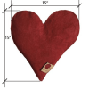 Heart-Shaped Hot Cherry Pillow