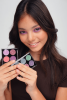 LUKKY Eye shadow cream with glitter, with applicator brush, 6 colors, x 0.21oz - assortment of 12 pieces
