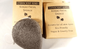 Zero Waste Konjac Facial Sponge With Activated Charcoal