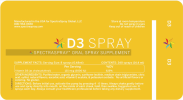 Vitamin D3 Oral Spray Vitamin by SpectraSpray