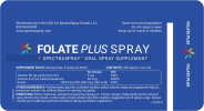 Folate Plus Oral Spray Vitamin by SpectraSpray