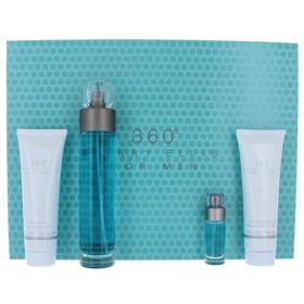 Perry Ellis 360' by Perry Ellis, 4 Piece Gift Set men with Shower Gel