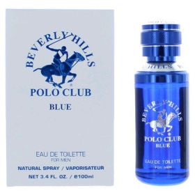 BHPC Blue by Beverly Hills Polo Club, 3.4 oz EDT Spray for Men