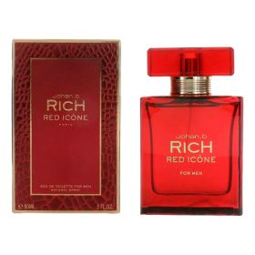 Rich Red Icone by Johan.b, 3 oz EDT Spray for Men