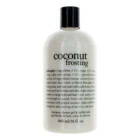 Coconut Frosting, 16oz Shampoo, Shower Gel & Bubble Bath for Unisex