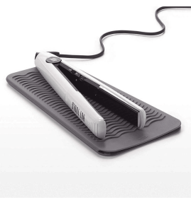 Curling Iron Mat (Color: Gray)