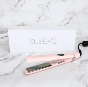 Sleek'e Flat Iron (Color: Baby Pink, size: 1")