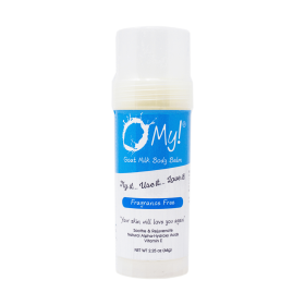 O My! Goat Milk Body Balm - Experience O My! Softness All Over - Antioxidant Vit E - Excellent for all Skin Types - Free of Parabens & More - Leaping (size: 2.25oz Tube)