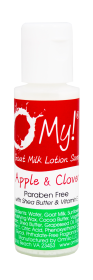 O My! Goat Milk Lotion - Made with Farm-Fresh Goat Milk - Free of Parabens & More - Shea Butter and Vitamin E - Leaping Bunny Certified - Handcrafted (size: 0.5oz White Bottle with Flip Top)