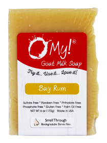 O My! Goat Milk Soap Bar - Made with Farm-Fresh Goat Milk - Moisturizes skin with Natural Alpha Hydroxy Acids in Goat Milk - Free of Parabens & More - (size: 6oz Bar Box)