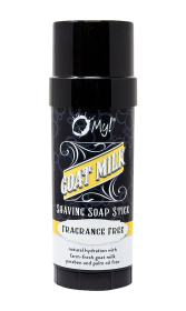O My! Goat Milk Shaving Soap - Get your Healthy Goat Milk Wet-Shave On with O My! - Free of Parabens & More - Shea Butter, Vit E - Leaping Bunny Certi (size: 2.25oz Stick)