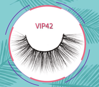 Eyelashes One Pair (Color: Black, size: #42)