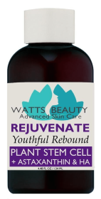 Watts Beauty Youthful Rebound Mature Skin Rejuvenating Serum for Face with Renewing Plant Stem Extracts, Hyaluronic Acid, Super Antioxidant Astaxanthi (size: 4.48 oz)