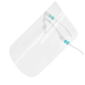 Anti-Fog Face Shields with Reusable Frame (size: 1 Frame + 5 Shields)