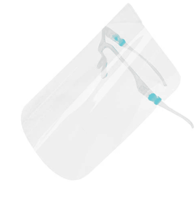 Anti-Fog Face Shields with Reusable Frame (size: 1 Frame + 2 Shields)