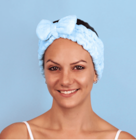 Sleek'e Microfiber Head Band (Color: Blue)